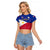 Philippines Football Raglan Cropped T Shirt 2023 World Cup Go Filipinas Feather Flag Version - Wonder Print Shop