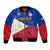 Custom Philippines Football Bomber Jacket 2023 World Cup Go Filipinas Feather Flag Version - Wonder Print Shop