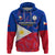 Custom Philippines Football Hoodie 2023 World Cup Go Filipinas Feather Flag Version - Wonder Print Shop