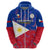 Custom Philippines Football Hoodie 2023 World Cup Go Filipinas Feather Flag Version - Wonder Print Shop