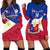 Custom Philippines Football Hoodie Dress 2023 World Cup Go Filipinas Feather Flag Version - Wonder Print Shop