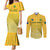 south-africa-soccer-couples-matching-mermaid-dress-and-long-sleeve-button-shirts-2023-world-cup-go-banyana-banyana-yellow