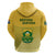 South Africa Soccer Hoodie 2023 World Cup Go Banyana Banyana Yellow - Wonder Print Shop