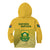 South Africa Soccer Kid Hoodie 2023 World Cup Go Banyana Banyana Yellow - Wonder Print Shop