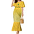 South Africa Soccer Mermaid Dress 2023 World Cup Go Banyana Banyana Yellow - Wonder Print Shop