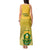 South Africa Soccer Tank Maxi Dress 2023 World Cup Go Banyana Banyana Yellow - Wonder Print Shop