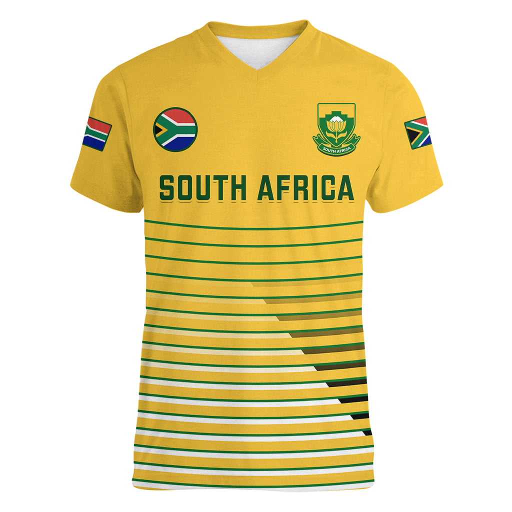 south-africa-soccer-women-v-neck-t-shirt-2023-world-cup-go-banyana-banyana-yellow