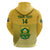 Custom South Africa Soccer Hoodie 2023 World Cup Go Banyana Banyana Yellow - Wonder Print Shop