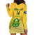 Custom South Africa Soccer Hoodie Dress 2023 World Cup Go Banyana Banyana Yellow - Wonder Print Shop