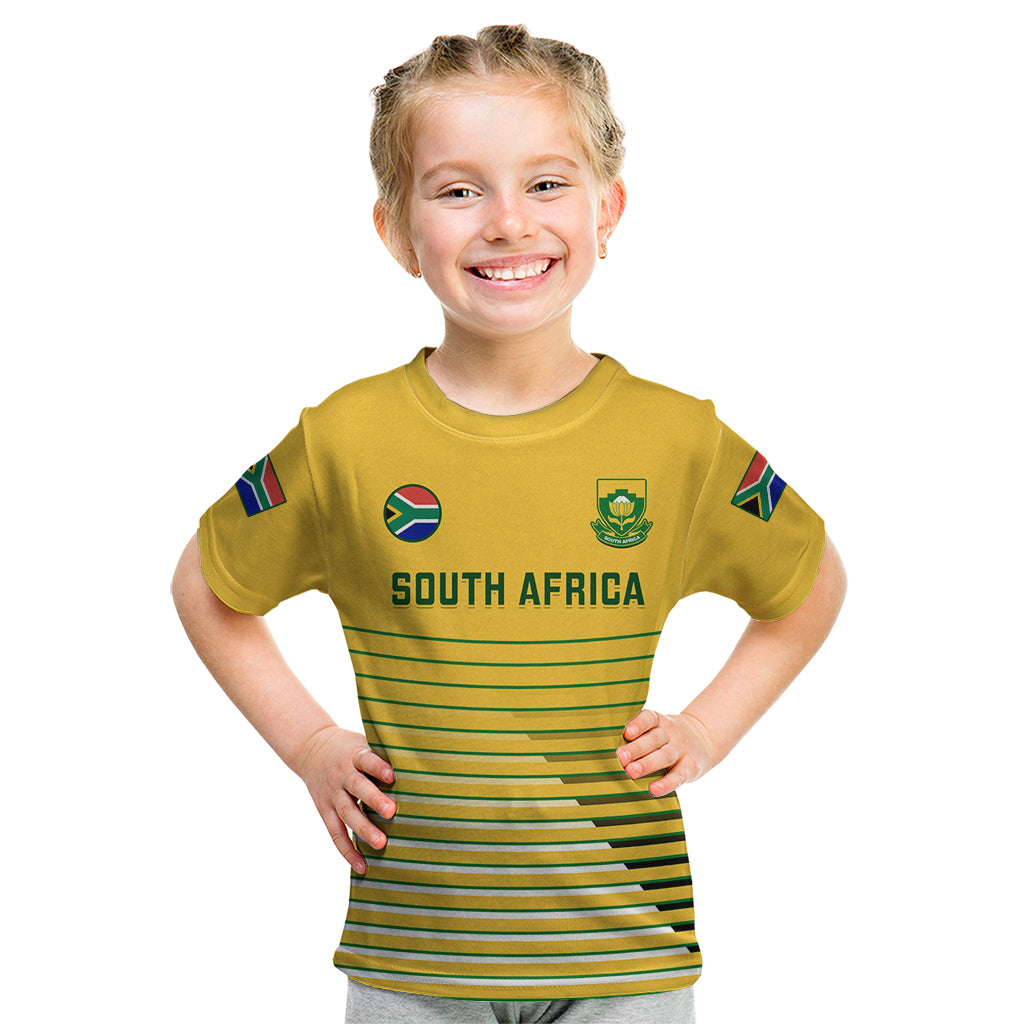 custom-south-africa-soccer-kid-t-shirt-2023-world-cup-go-banyana-banyana-yellow