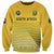 Custom South Africa Soccer Sweatshirt 2023 World Cup Go Banyana Banyana Yellow - Wonder Print Shop