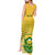 Custom South Africa Soccer Tank Maxi Dress 2023 World Cup Go Banyana Banyana Yellow - Wonder Print Shop