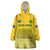 Custom South Africa Soccer Wearable Blanket Hoodie 2023 World Cup Go Banyana Banyana Yellow - Wonder Print Shop