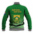 South Africa Soccer Baseball Jacket 2023 World Cup Go Banyana Banyana Green - Wonder Print Shop