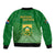 South Africa Soccer Bomber Jacket 2023 World Cup Go Banyana Banyana Green - Wonder Print Shop