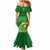 South Africa Soccer Mermaid Dress 2023 World Cup Go Banyana Banyana Green - Wonder Print Shop