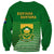 South Africa Soccer Sweatshirt 2023 World Cup Go Banyana Banyana Green - Wonder Print Shop