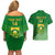 Custom South Africa Soccer Couples Matching Off Shoulder Short Dress and Hawaiian Shirt 2023 World Cup Go Banyana Banyana Green - Wonder Print Shop