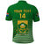 Custom South Africa Soccer Polo Shirt 2023 World Cup Go Banyana Banyana Green - Wonder Print Shop