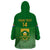 Custom South Africa Soccer Wearable Blanket Hoodie 2023 World Cup Go Banyana Banyana Green - Wonder Print Shop