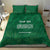 Custom Saudi Arabia Football Bedding Set Go Green Falcons Sporty Style - Wonder Print Shop