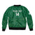 Custom Saudi Arabia Football Bomber Jacket Go Green Falcons Sporty Style - Wonder Print Shop