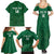 Custom Saudi Arabia Football Family Matching Summer Maxi Dress and Hawaiian Shirt Go Green Falcons Sporty Style - Wonder Print Shop