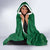 Custom Saudi Arabia Football Hooded Blanket Go Green Falcons Sporty Style