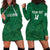 Custom Saudi Arabia Football Hoodie Dress Go Green Falcons Sporty Style - Wonder Print Shop