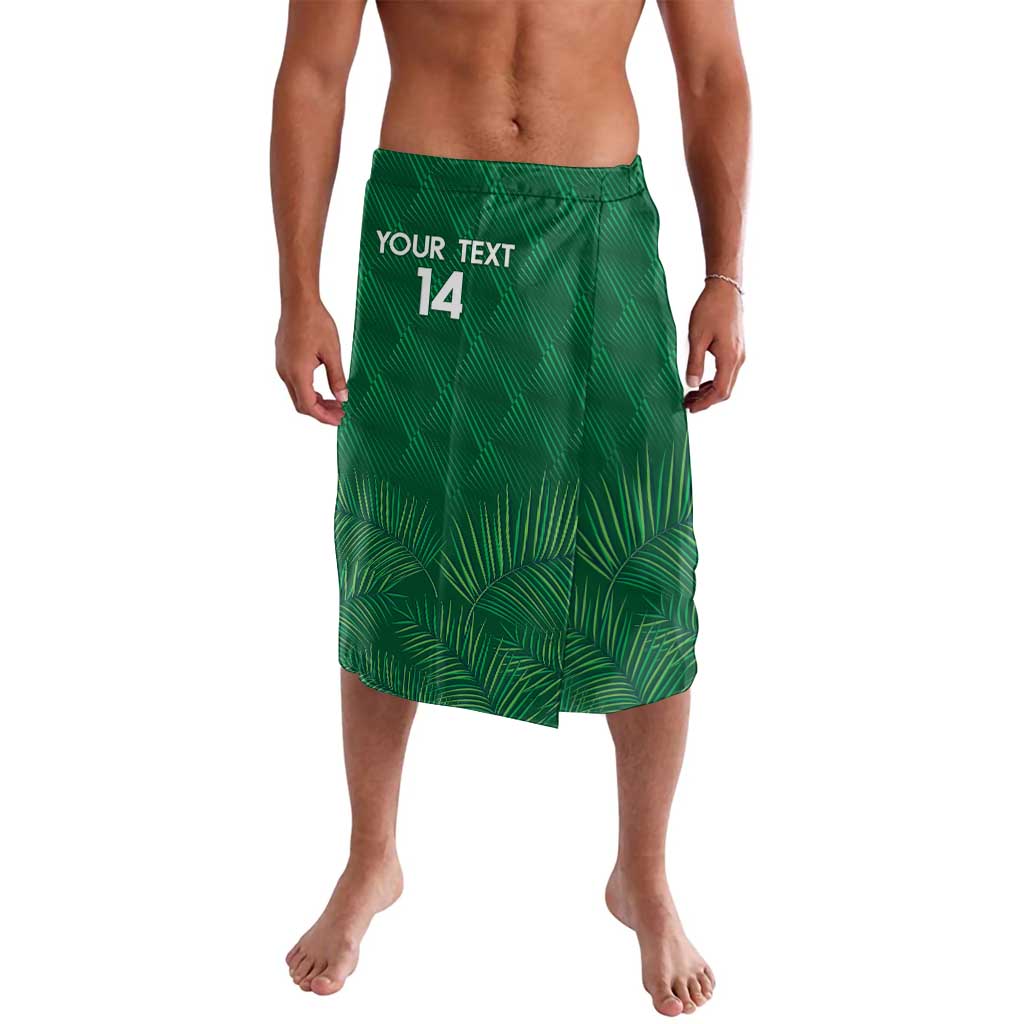 Custom Saudi Arabia Football Lavalava Go Green Falcons Sporty Style - Wonder Print Shop