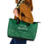 Custom Saudi Arabia Football Leather Tote Bag Go Green Falcons Sporty Style - Wonder Print Shop