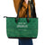 Custom Saudi Arabia Football Leather Tote Bag Go Green Falcons Sporty Style - Wonder Print Shop