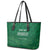 Custom Saudi Arabia Football Leather Tote Bag Go Green Falcons Sporty Style - Wonder Print Shop