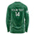 Custom Saudi Arabia Football Long Sleeve Shirt Go Green Falcons Sporty Style - Wonder Print Shop