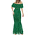 Custom Saudi Arabia Football Mermaid Dress Go Green Falcons Sporty Style - Wonder Print Shop