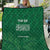 Custom Saudi Arabia Football Quilt Go Green Falcons Sporty Style