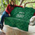 Custom Saudi Arabia Football Quilt Go Green Falcons Sporty Style