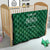 Custom Saudi Arabia Football Quilt Go Green Falcons Sporty Style