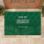 Custom Saudi Arabia Football Rubber Doormat Go Green Falcons Sporty Style - Wonder Print Shop