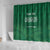 Custom Saudi Arabia Football Shower Curtain Go Green Falcons Sporty Style