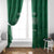 Custom Saudi Arabia Football Window Curtain Go Green Falcons Sporty Style - Wonder Print Shop