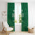 Custom Saudi Arabia Football Window Curtain Go Green Falcons Sporty Style - Wonder Print Shop