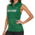 Custom Saudi Arabia Football Women Sleeveless Polo Shirt Go Green Falcons Sporty Style - Wonder Print Shop