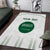 Custom Saudi Arabia Football Area Rug Go Green Falcons Sporty - White Version - Wonder Print Shop