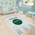 Custom Saudi Arabia Football Area Rug Go Green Falcons Sporty - White Version - Wonder Print Shop