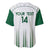 Custom Saudi Arabia Football Baseball Jersey Go Green Falcons Sporty - White Version - Wonder Print Shop