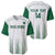 Custom Saudi Arabia Football Baseball Jersey Go Green Falcons Sporty - White Version - Wonder Print Shop