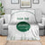 Custom Saudi Arabia Football Blanket Go Green Falcons Sporty - White Version