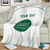 Custom Saudi Arabia Football Blanket Go Green Falcons Sporty - White Version