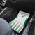 Custom Saudi Arabia Football Car Mats Go Green Falcons Sporty - White Version - Wonder Print Shop